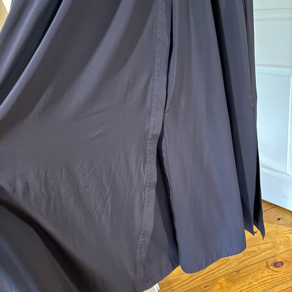 Athleta LG Mara Maxi Dress Navy Blue Tie Waist Pockets #Travelwear #Athleisure - Picture 9 of 16